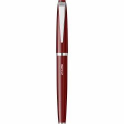 Stilou Flaro Mercur Burgundy - Modern Font - Chrome Trim - Steel Nib GP Flaro 41 F