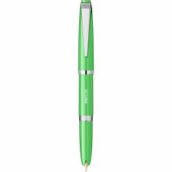 Stilou Flaro Mercur Lime - Modern Font - Chrome Trim - Steel Nib GP Flaro 41 F