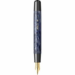 Stilou Flaro 60 Latitude Blue - Gold Trim - Steel Nib GP Bock Ursus