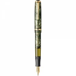 Stilou Flaro 46 Marble Verigris - Ring Cap - Gold Trim - Steel Nib GP Bock Ursus