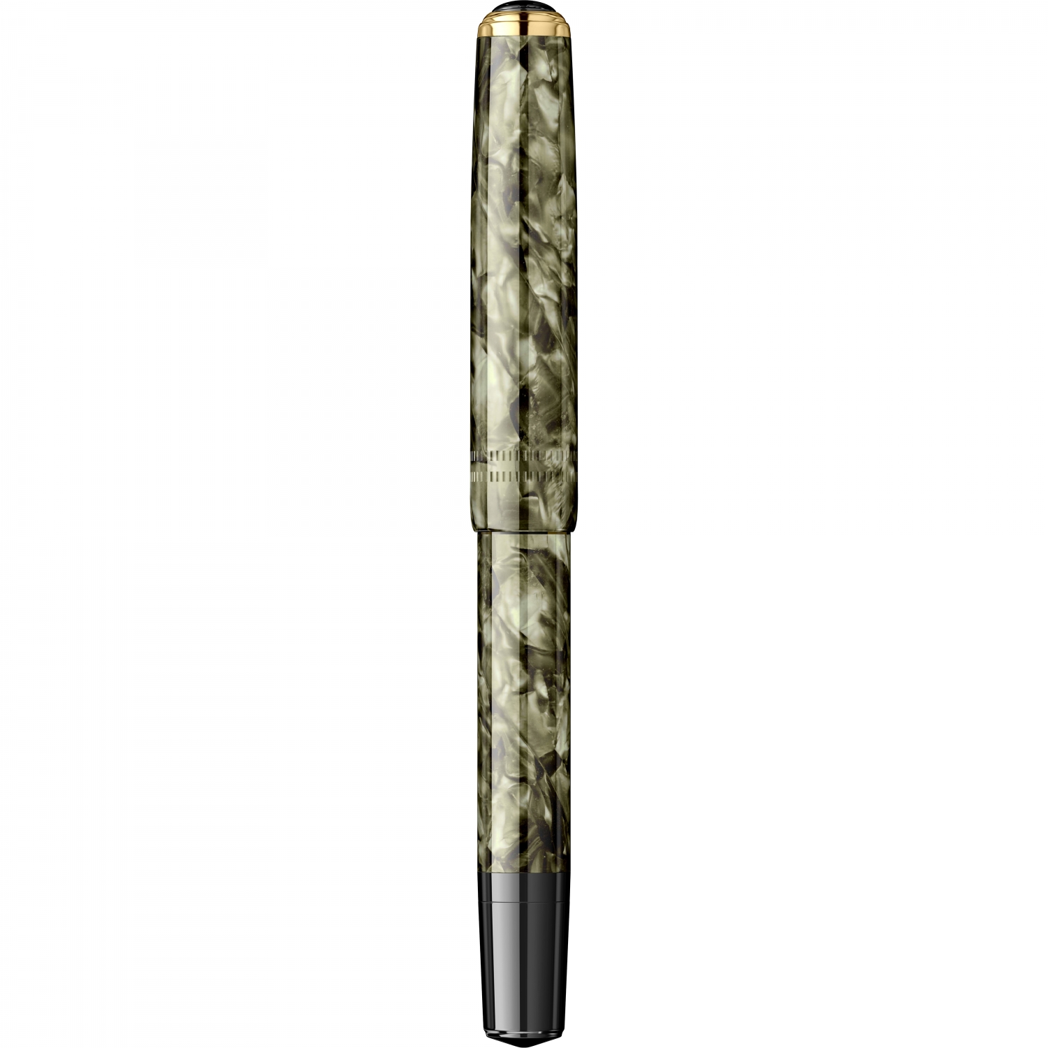 Imagine Produs Stilou Flaro 46 Mosaic Khaki - Gold Trim - Steel Nib GP Bock Ursus