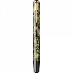 Stilou Flaro 46 Mosaic Khaki - Gold Trim - Steel Nib GP Bock Ursus