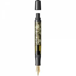 Stilou Flaro 46 Mosaic Khaki - Gold Trim - Steel Nib GP Bock Ursus