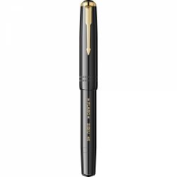 Stilou Flaro 46 Black - Gold Trim - Steel Nib GP Bock Ursus