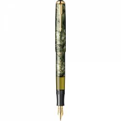 Stilou Flaro 46 Marble Verigris - Gold Trim - Steel Nib GP Bock Ursus