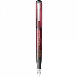 Marble Pink - Chrome Trim - Steel Nib Rupp Feder