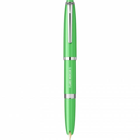 Stilou Flaro Mercur S Lime - Chrome Trim - Steel Nib GP Flaro 41 F