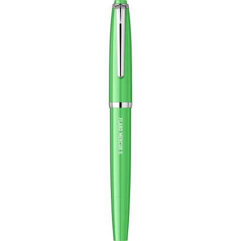 Stilou Flaro Mercur S Lime - Chrome Trim - Steel Nib GP Flaro 41 F