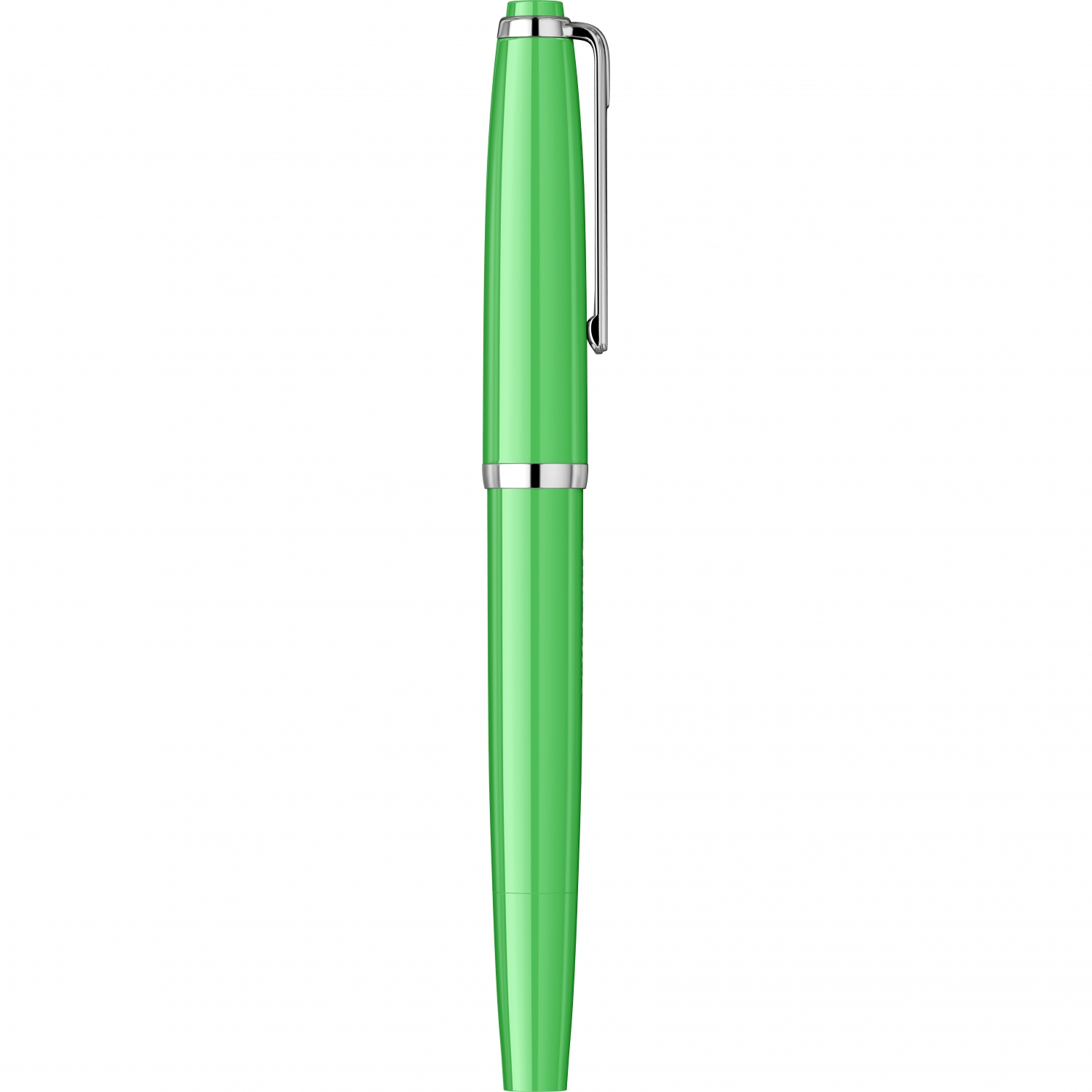 Imagine Produs Stilou Flaro Mercur S Lime - Chrome Trim - Steel Nib GP Flaro 41 F