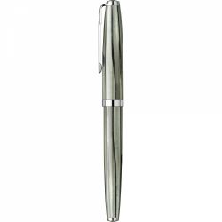 Stilou Flaro 61 C Marble Verdigris - Chrome Trim - Steel Nib GP Degussa