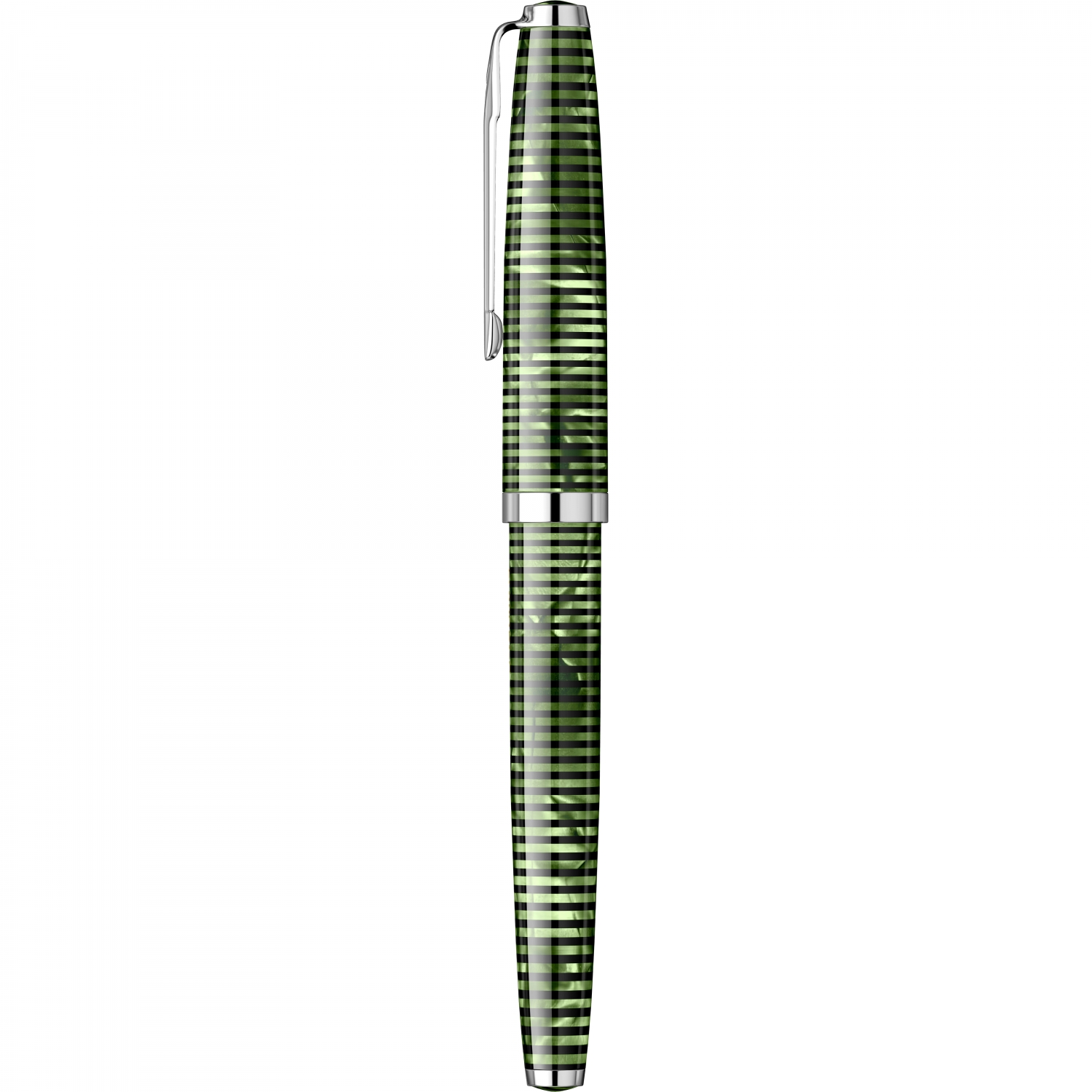 Imagine Produs Stilou Flaro 61 C Latitude Large Green - Chrome Trim - Steel Nib GP Bock Ursus
