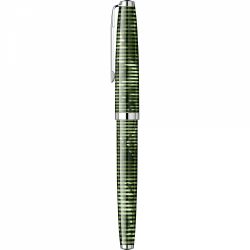 Stilou Flaro 61 C Latitude Large Green - Chrome Trim - Steel Nib GP Bock Ursus