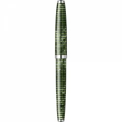 Stilou Flaro 61 C Latitude Large Green - Chrome Trim - Steel Nib GP Bock Ursus
