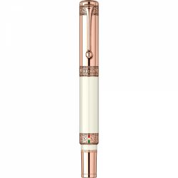 Stilou Aurora Dante Paradiso Ivory - Pink Gold Trim - 18K Nib