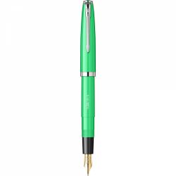 Lime - Black Grip - Chrome Trim - Steel Nib GP Bock Ursus