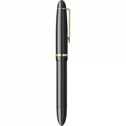 Stilou CMC Carpati Black - Gold Trim - Steel Nib GP Degussa