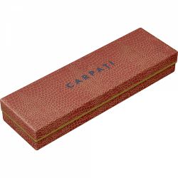 Stilou CMC Carpati Marble Gold Brown - Gold Trim - Steel Nib GP Degussa