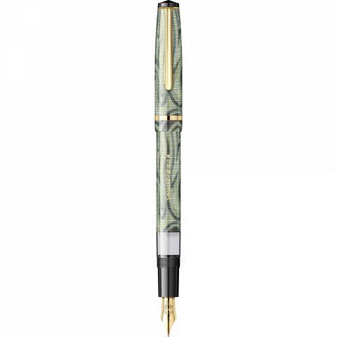 Stilou CMC Somes Lizzard - Gold Trim - Steel Nib GP Bock Cap de Bour