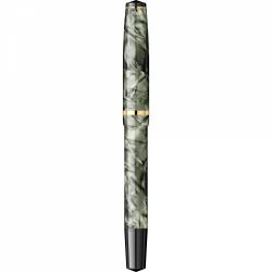 Stilou CMC Somes Marble Verdigris - Gold Trim - Steel Nib GP Bock Cap de Bour