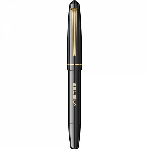 Stilou CMC Selena Black - Gold Trim - Steel Nib GP Bock Cap de Bour