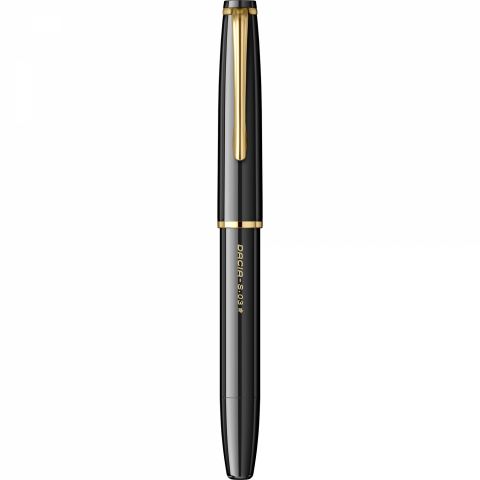 Stilou CMC Dacia Black - Gold Trim - Steel Nib GP CMC