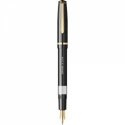 Stilou CMC Somes Black - Gold Trim - Steel Nib GP Bock