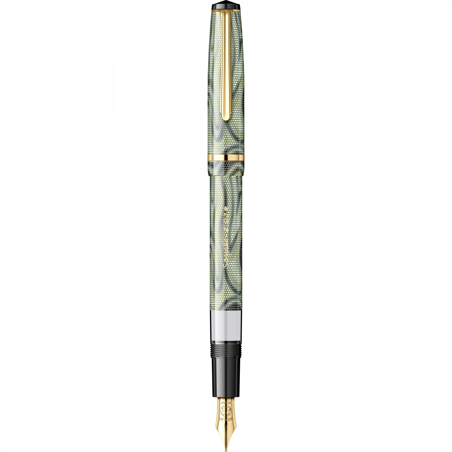 Imagine Produs Stilou CMC Somes Lizzard - Gold Trim - Steel Nib GP Bock