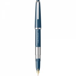 Blue Navy - Chrome Trim - Steel Nib GP Flaro 41 F