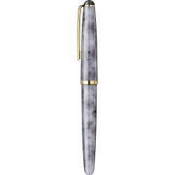Stilou ACM Cibin Marble Gray - Gold Trim - Steel Nib GP Boch Ursus