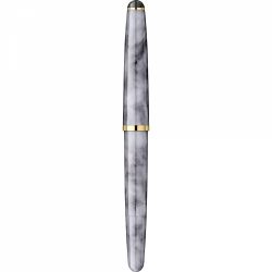 Stilou ACM Cibin Marble Gray - Gold Trim - Steel Nib GP Boch Ursus