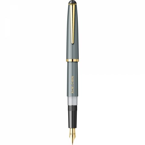 Stilou ACM Cibin Gray - Gold Trim - Steel Nib GP ACM