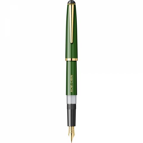 Stilou ACM Cibin Green - Gold Trim - Steel Nib GP Boch Ursus