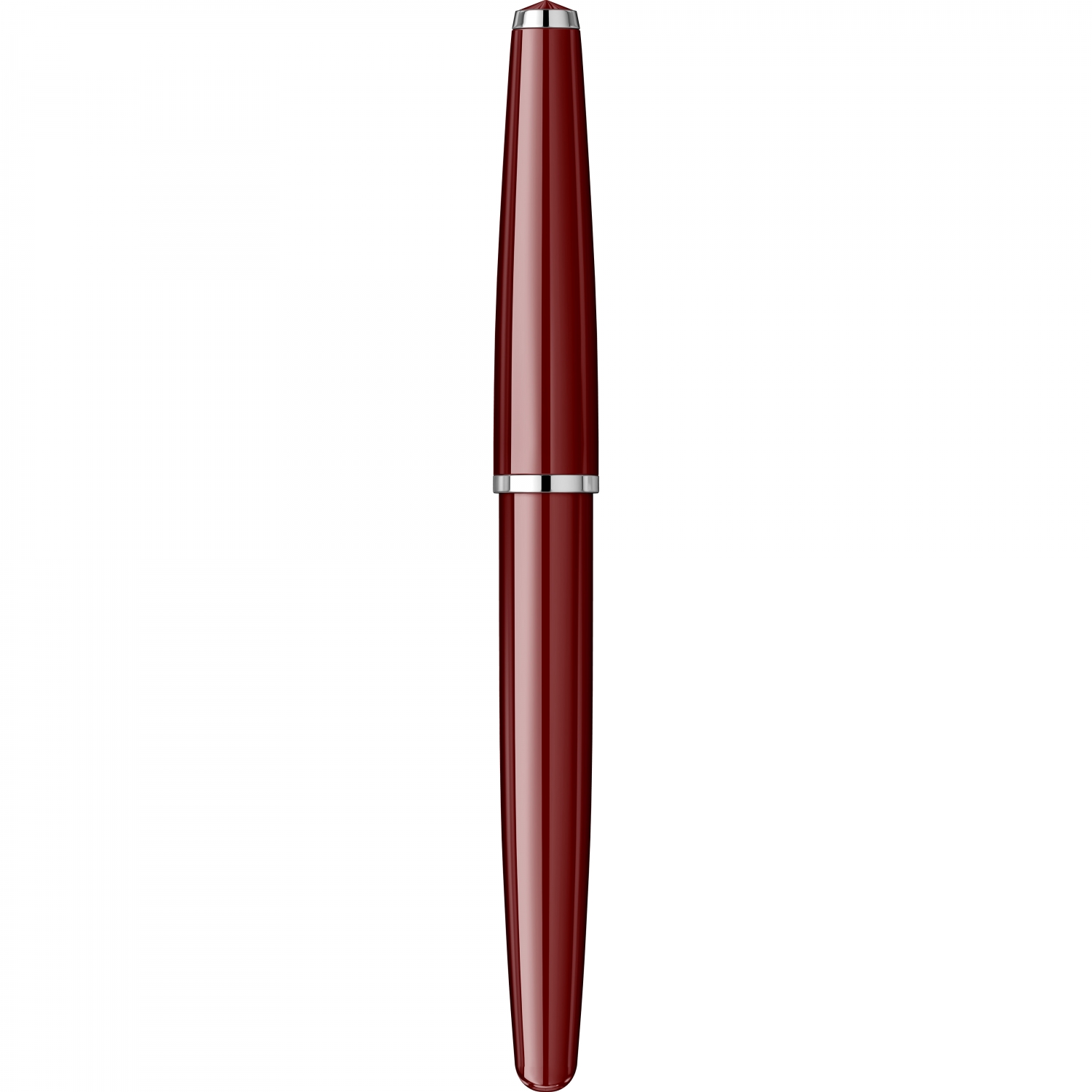 Imagine Produs Stilou Flaro Scolar Burgungy - Black Grip - Chrome Trim - Steel Nib GP Bock Ursus
