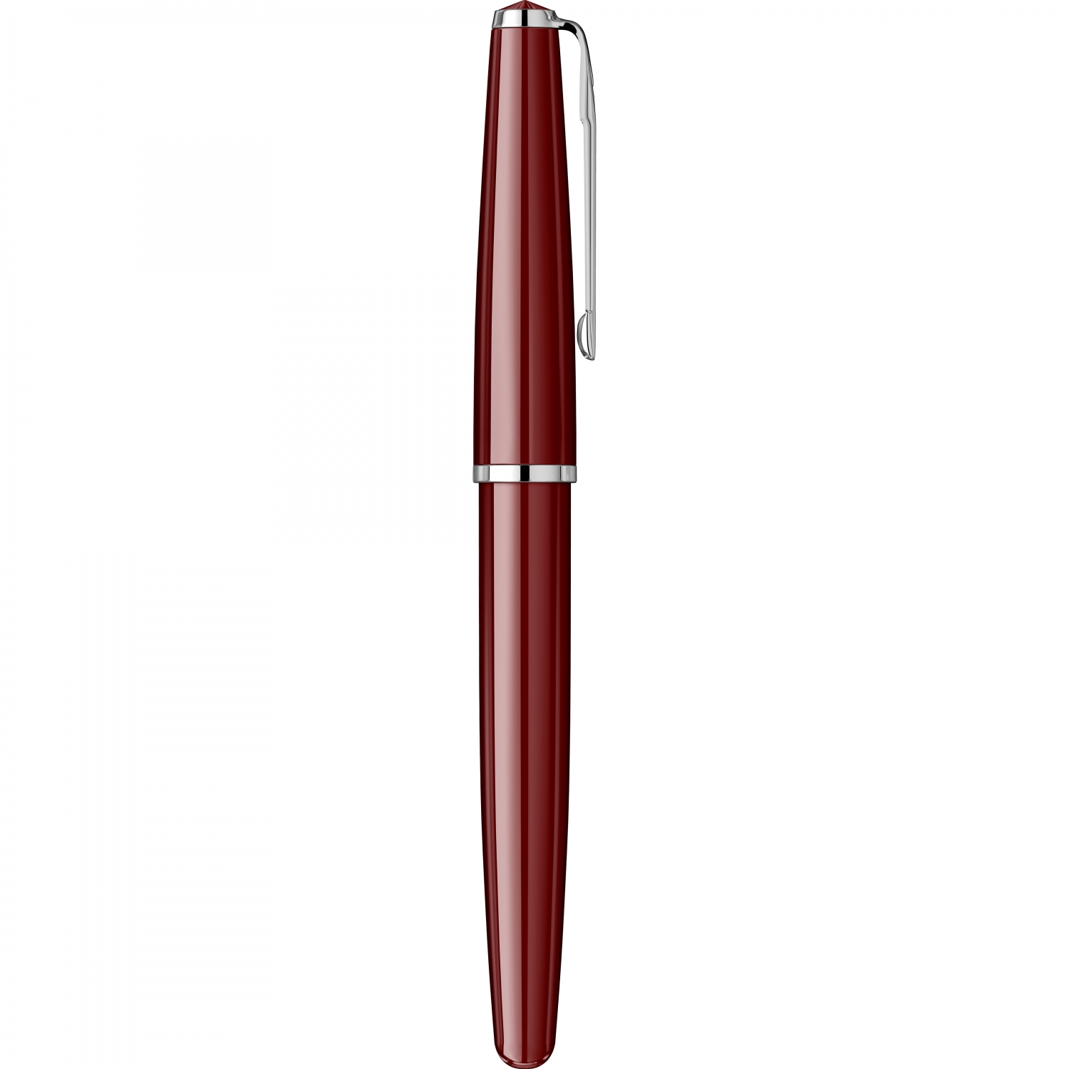 Imagine Produs Stilou Flaro Scolar Burgungy - Black Grip - Chrome Trim - Steel Nib GP Bock Ursus