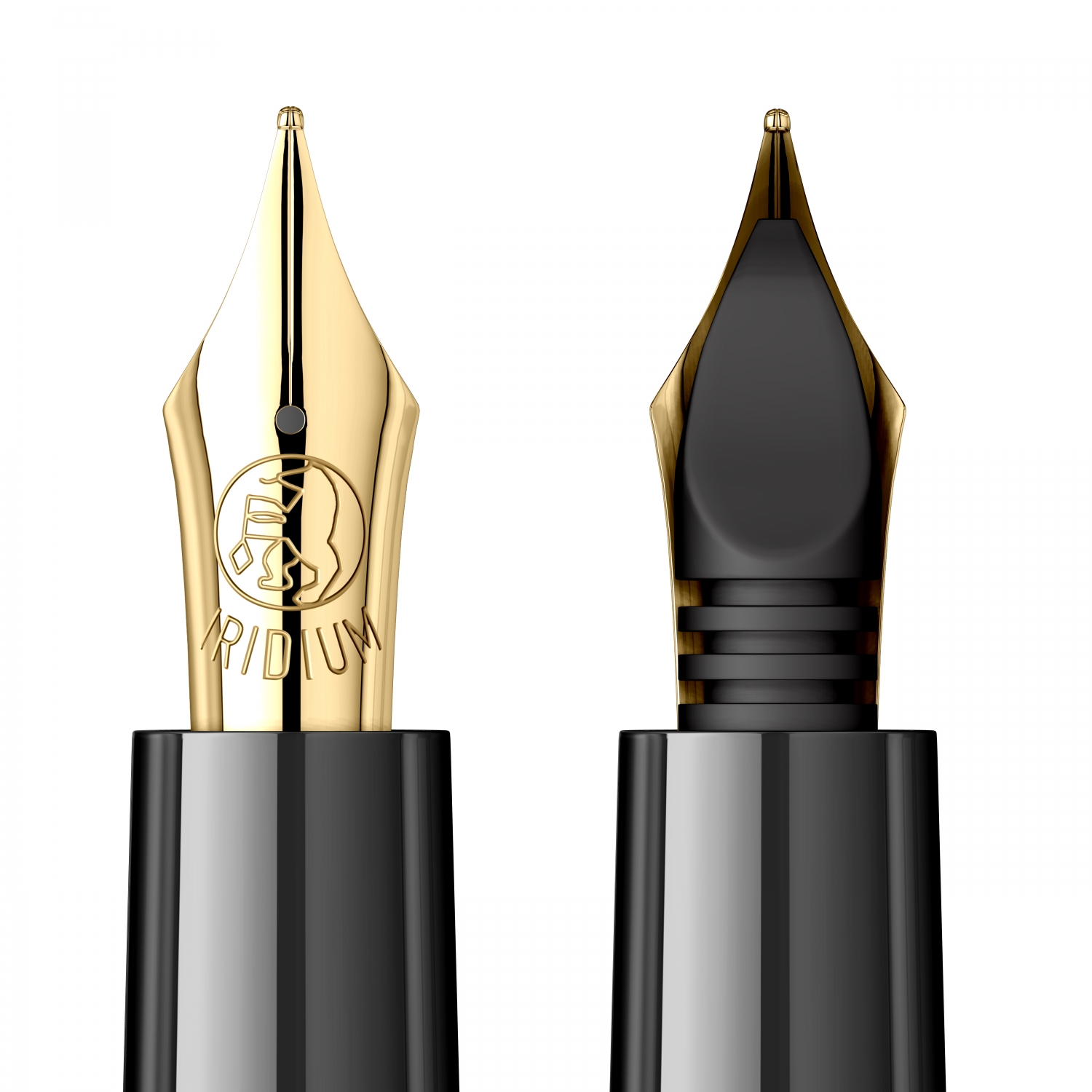 Imagine Produs Stilou Flaro Scolar Burgungy - Black Grip - Chrome Trim - Steel Nib GP Bock Ursus