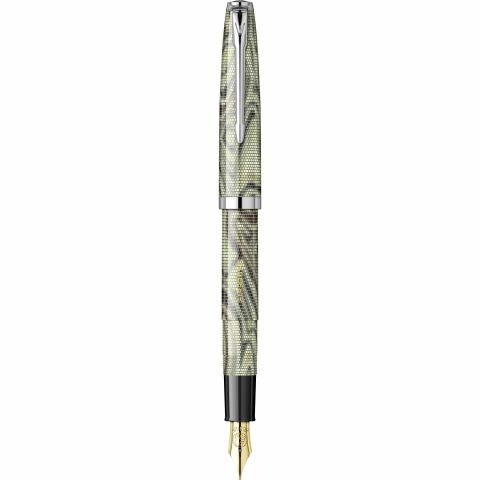 Stilou Flaro 61 C Lizzard - Chrome Trim - Steel Nib GP Bock Ursus