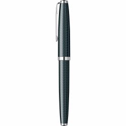 Stilou Flaro 61 C Chevron Black - Chrome Trim - Steel Nib GP Bock Ursus