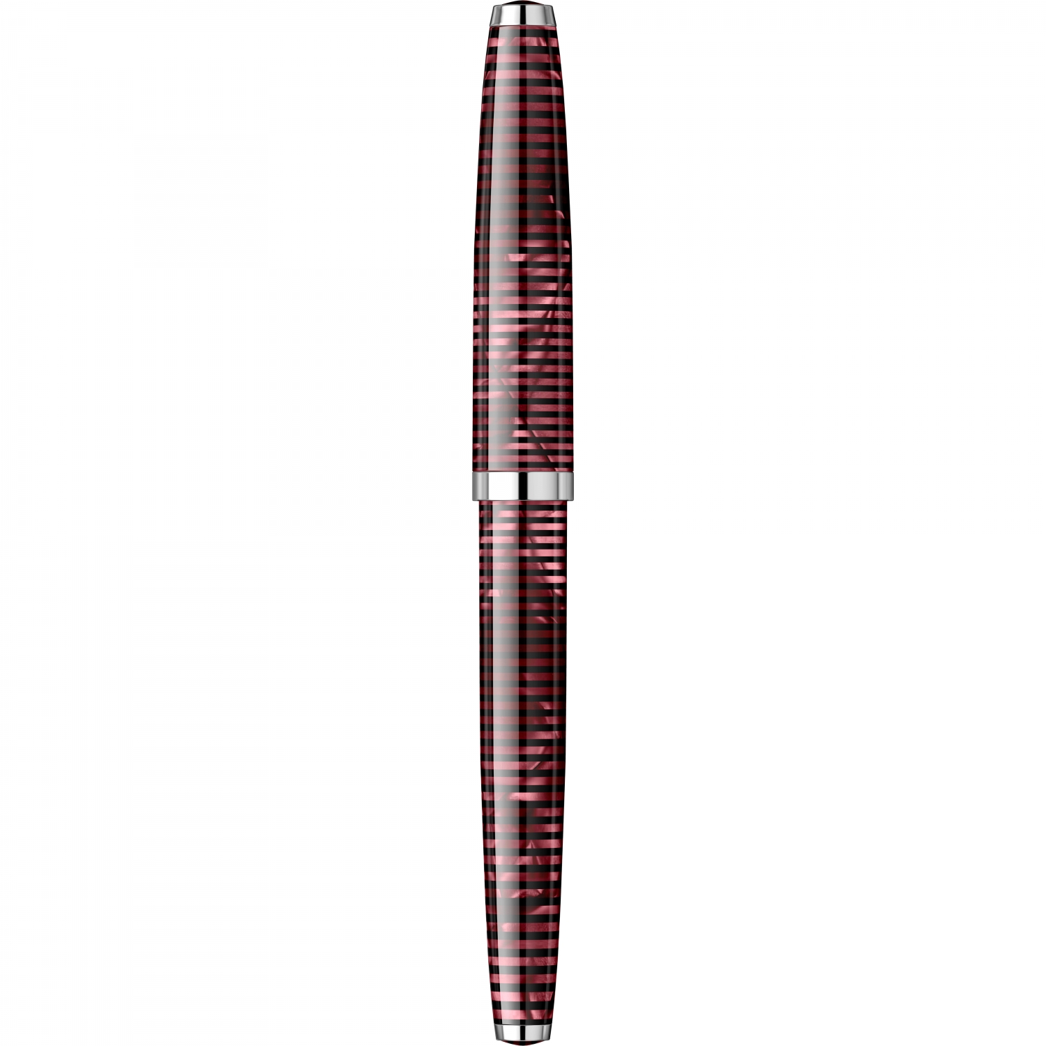 Imagine Produs Stilou Flaro 61 C Latitude Large Red - Chrome Trim - Steel Nib GP Bock Ursus