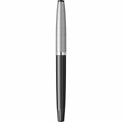 Stilou Flaro Student Black - Chrome Trim - Steel Nib GP Flaro 62 F