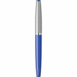 Stilou Flaro Student Blue - Chrome Trim - Steel Nib GP Flaro 62 F