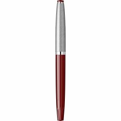 Stilou Flaro Student Burgundy - Chrome Trim - Steel Nib GP Flaro 62 F