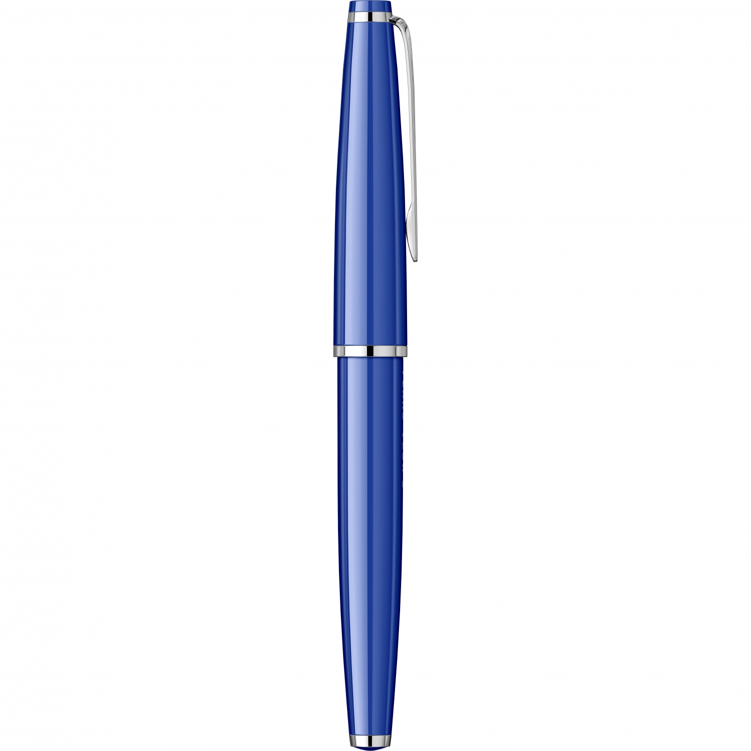 Imagine Produs Stilou Flaro Vega S Blue - Chrome Trim - Steel Nib Flaro 52 FK