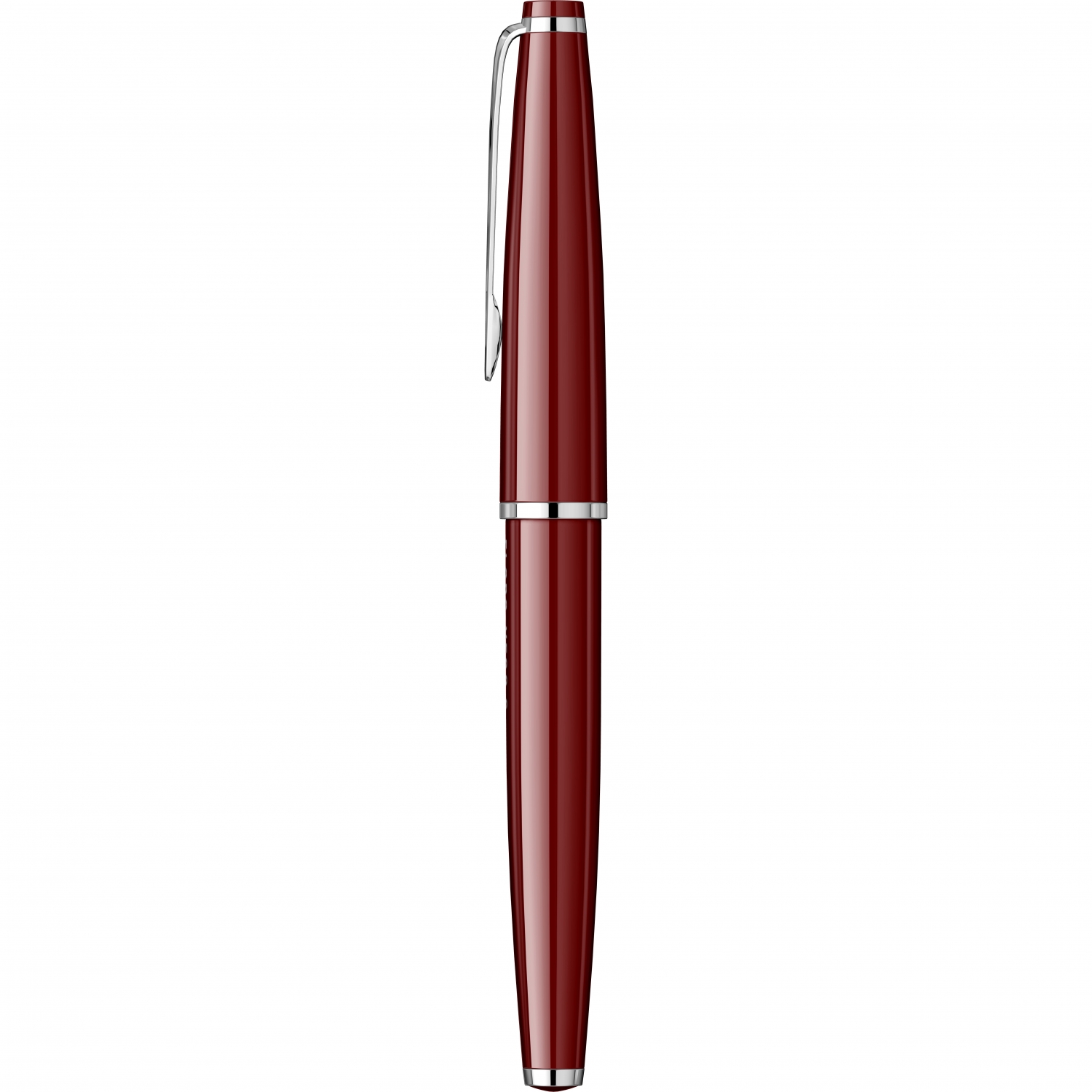 Imagine Produs Stilou Flaro Vega S Burgundy - Chrome Trim - Steel Nib GP Flaro 52 FK