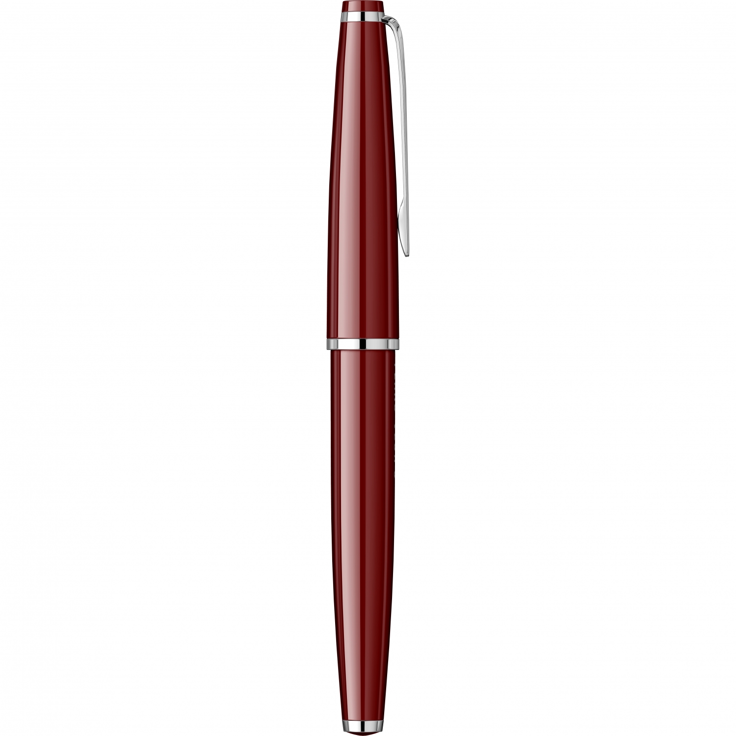 Imagine Produs Stilou Flaro Vega S Burgundy - Chrome Trim - Steel Nib GP Flaro 52 FK