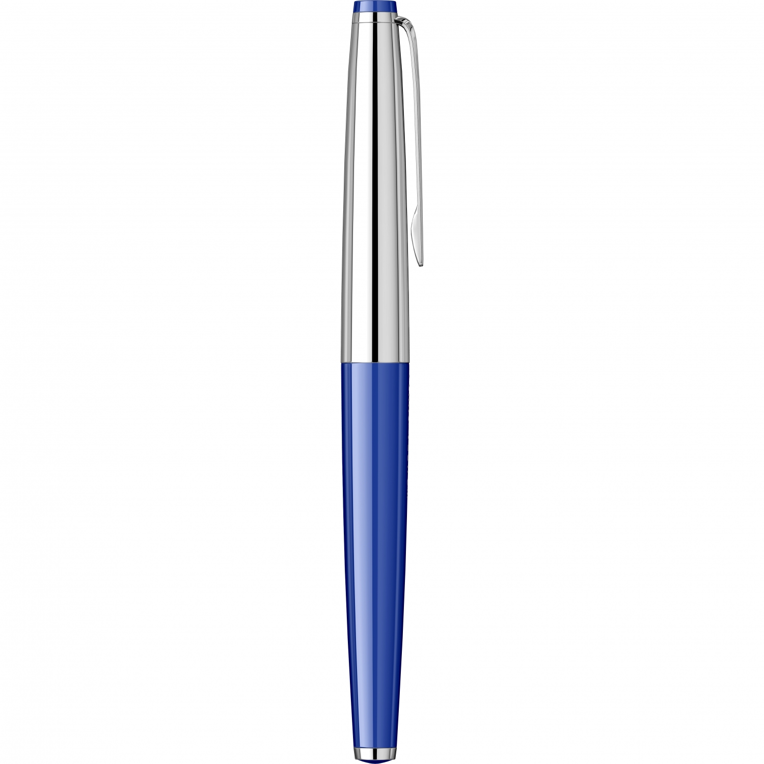 Imagine Produs Stilou Flaro Vega SM Blue - Chrome Cap - Chrome Trim - Steel Nib Flaro 52 FK