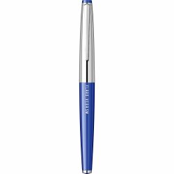 Stilou Flaro Vega SM Blue - Chrome Cap - Chrome Trim - Steel Nib GP Flaro 52 FK
