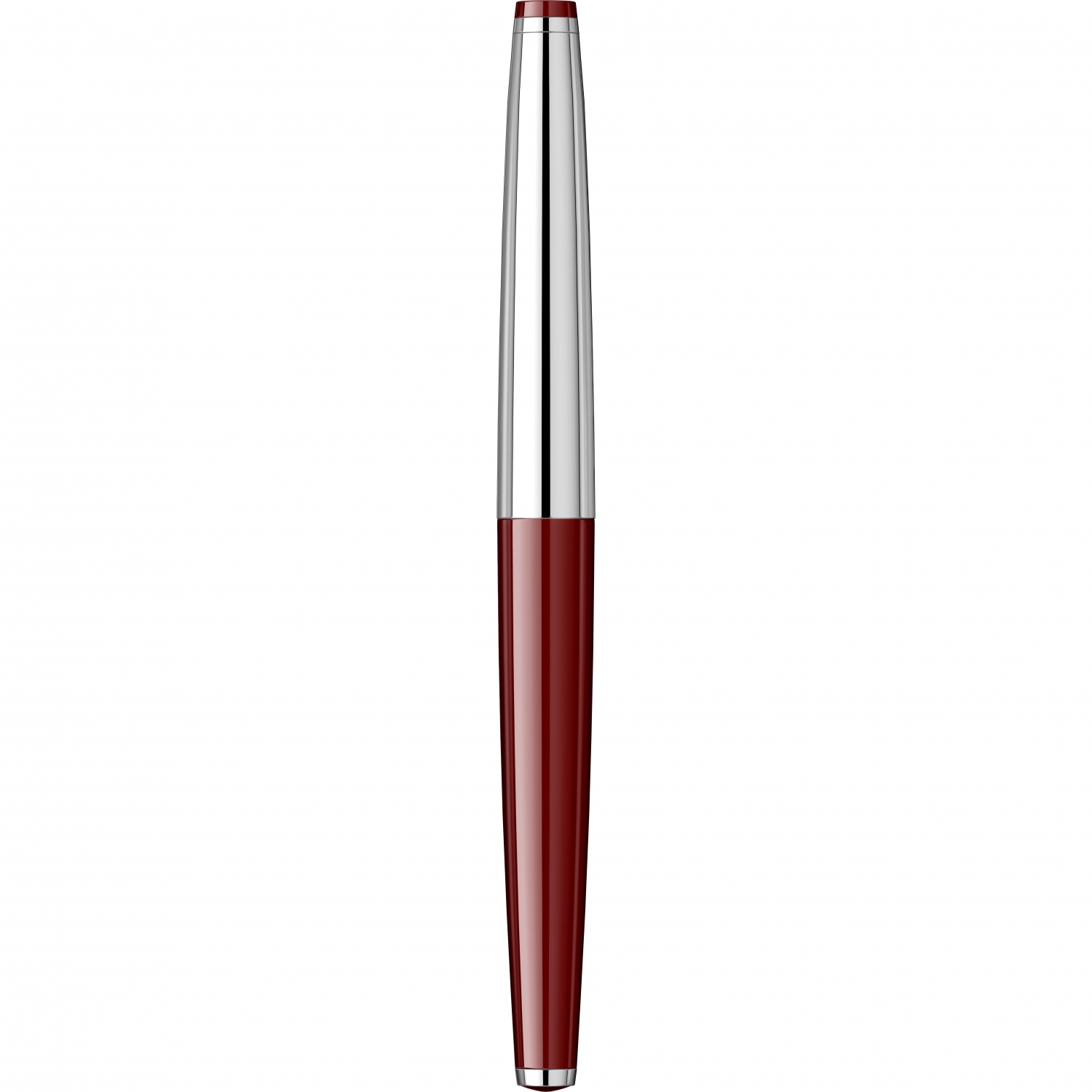 Imagine Produs Stilou Flaro Vega SM Burgundy - Chrome Cap - Chrome Trim - Steel Nib GP Flaro 52 FK
