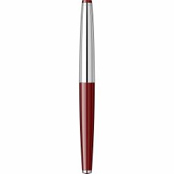 Stilou Flaro Vega SM Burgundy - Chrome Cap - Chrome Trim - Steel Nib GP Flaro 52 FK