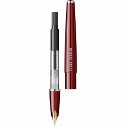 Stilou Flaro Vega SM Burgundy - Chrome Cap - Chrome Trim - Steel Nib GP Flaro 52 FK