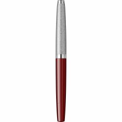 Stilou Flaro Sirius Burgundy - Satin Chrome Cap - Chrome Trim - Steel Nib GP Flaro 62 F